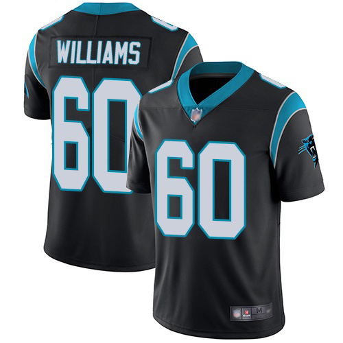 Carolina Panthers Limited Black Youth Daryl Williams Home Jersey NFL Football #60 Vapor Untouchable->carolina panthers->NFL Jersey